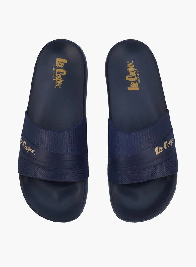 Lee Cooper Men Logo Print Slides