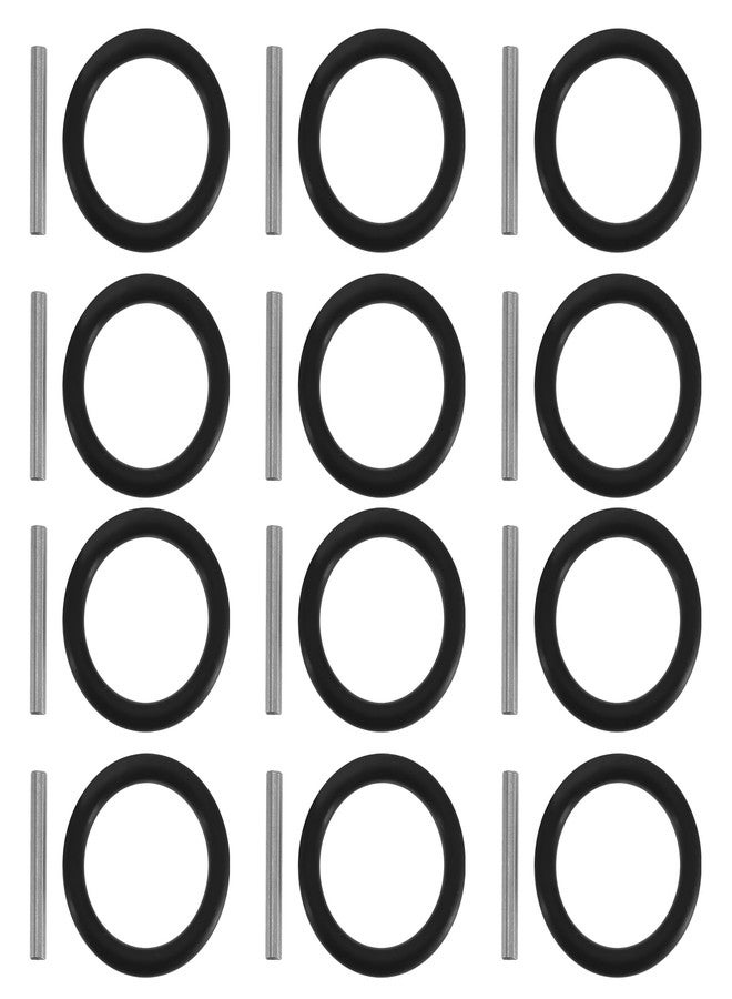 سينج إف إل تي دي مجموعة SING F LTD من 30 زوجًا من دبابيس الاستبدال وحلقة O لمقبس مفتاح الربط التأثيري مقاس 1/2 بوصة ومحمل أسطواني إبرة للسقالة وشريط مانع تسرب السيارات 3 × 25 مم ودبوس فولاذي 3 × 25 مم وحلقة مطاطية 4 مم - Image 1