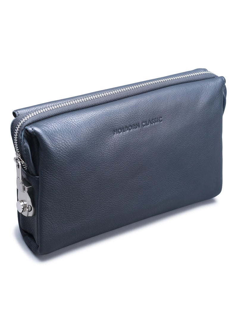 HOLBORN CLASSIC Men's Carryall Pouch - Genuine Cowhide Leather - Image 2