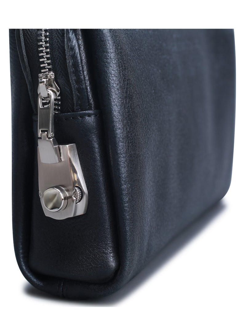 HOLBORN CLASSIC Men's Carryall Pouch - Genuine Cowhide Leather - Image 3
