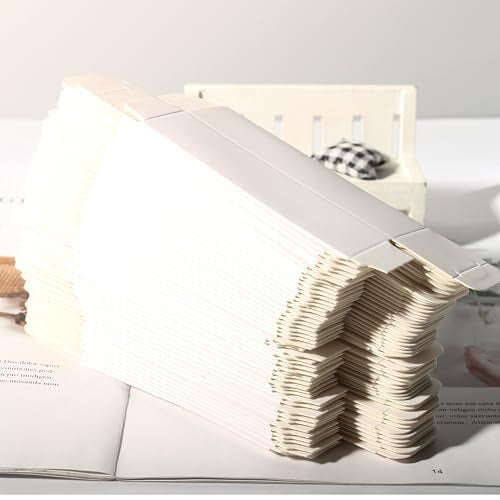 COSIDEA 50pcs 25 * 25 * 95mm lip gloss Craft Matte White paper box Small packing boxes 350gms for DIY cosmetics - Image 3