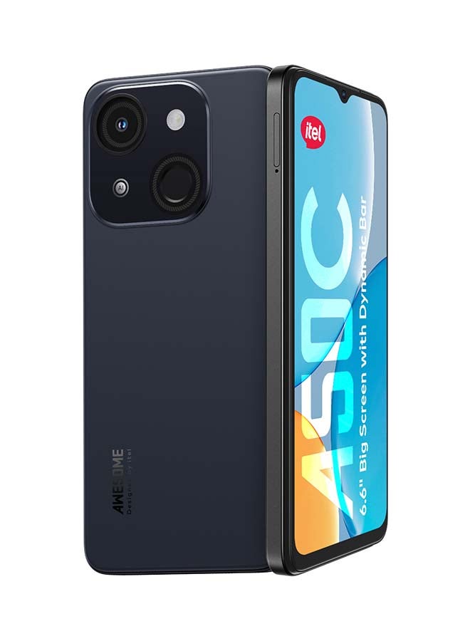 ITEL A50C Dual SIM Sapphire Black 2+4GB RAM 64GB 4G - Middle East Version - Image 4