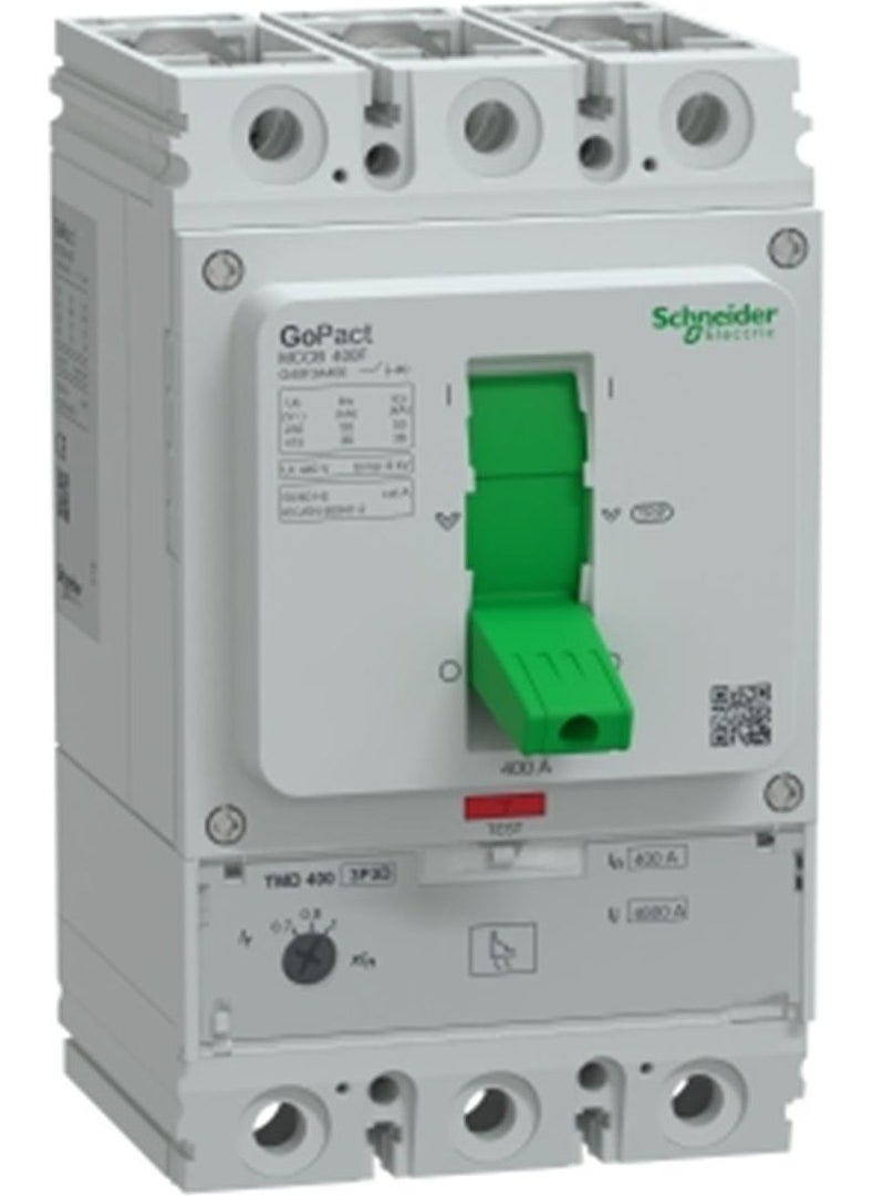 Schneider Electric , G40F3A400, Gomccb 400F 3P3D 400A Adj 