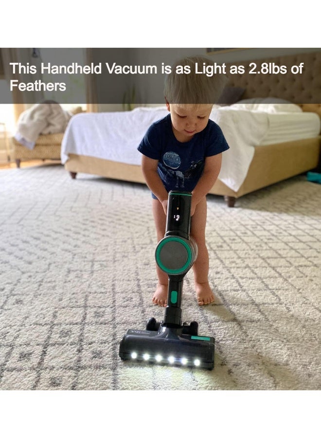 Wyze Cordless Vacuum Cleaner with 20000Pa Powerful Suction Lightweight Stick with HEPA Filter 300W Powerful Brushless Motor 40mins Runtime for Home Hard Floor Carpet Pet Hair - Image 2