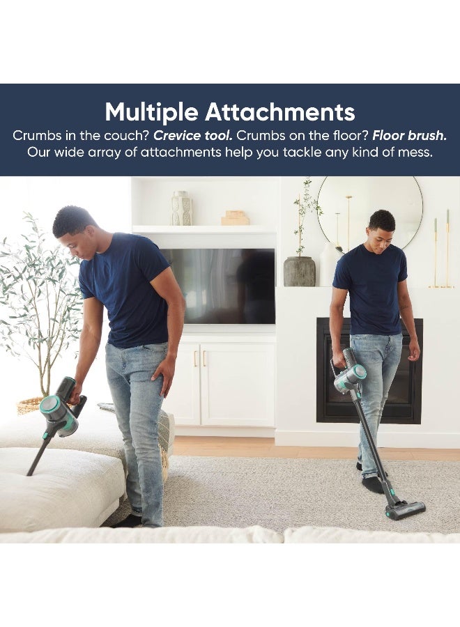 Wyze Cordless Vacuum Cleaner with 20000Pa Powerful Suction Lightweight Stick with HEPA Filter 300W Powerful Brushless Motor 40mins Runtime for Home Hard Floor Carpet Pet Hair - Image 4