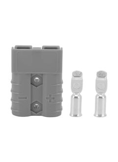 Thoraya 50A 600V Connector Double Pole High Current Power Supply Plug Connector for Solar Panel Dual Battery System Grey  - Image 1