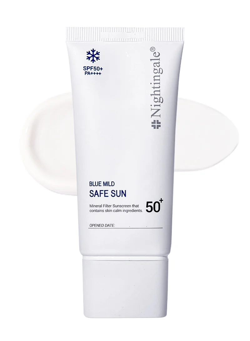 nightingale Korean Face Sunscreen SPF50 50ml - Invisible, Weightless, Oil Free Cream