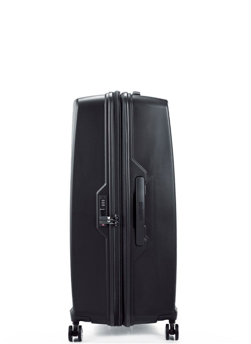 AMERICAN TOURISTER American Tourister ARGYLE 81 cm Large Hard Luggage with TSA Lock - Black  - Image 3