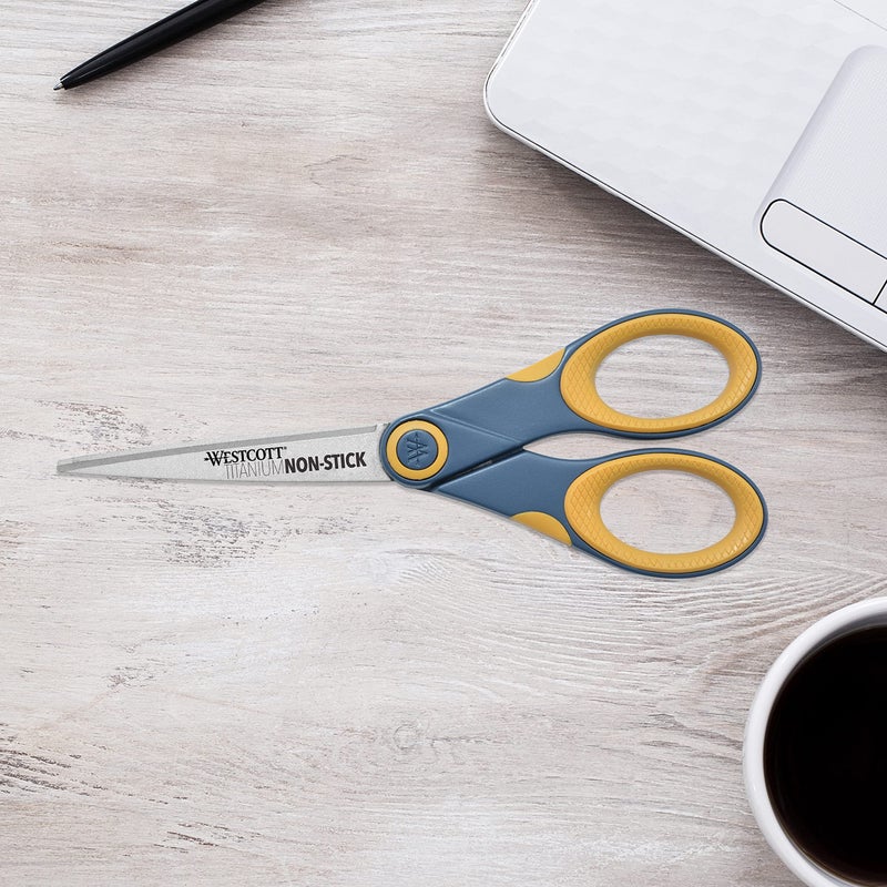 Westcott Titanium Bonded Non Stick Scissors, 7" Straight (14851) - Image 5