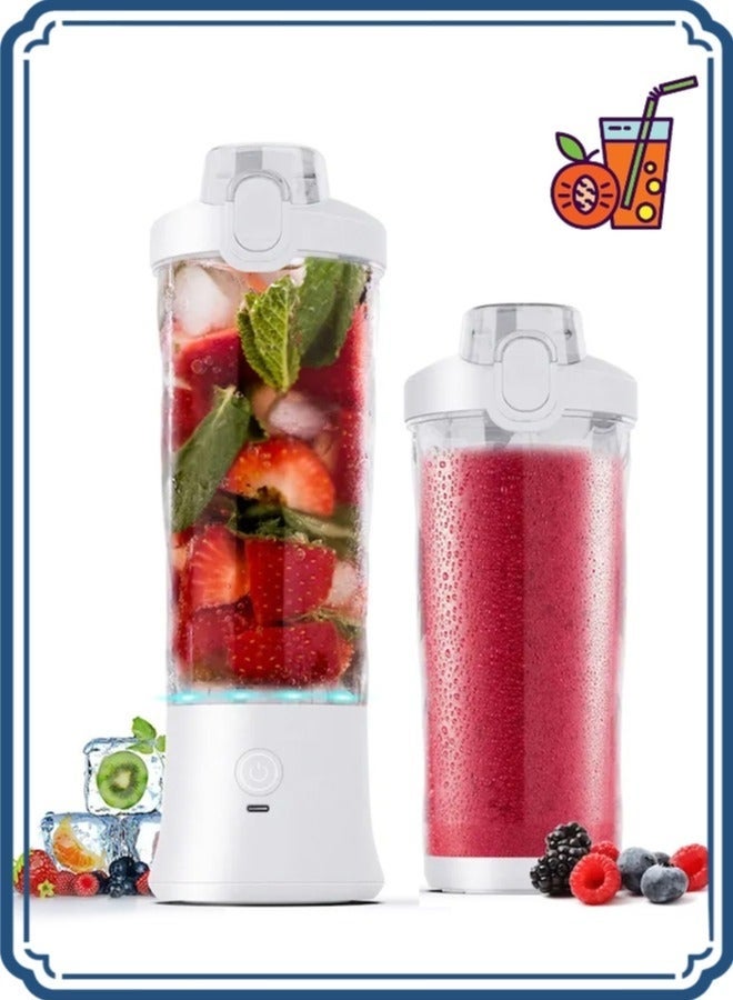 APEX Portable Blender 600ML Electric Juicer Fruit Mixers 4000mAh USB Rechargeable Smoothie Mini Blender Personal Juicer - Image 1