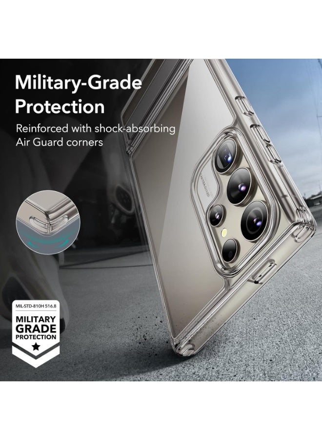 اي اس ار For Samsung Galaxy S24 Ultra Phone Case, 3 Stand Modes Kickstand For S24 Ultra Cover, Military-Grade Drop Protection, Slim Fit, Boost Series Case - Grey - Image 4