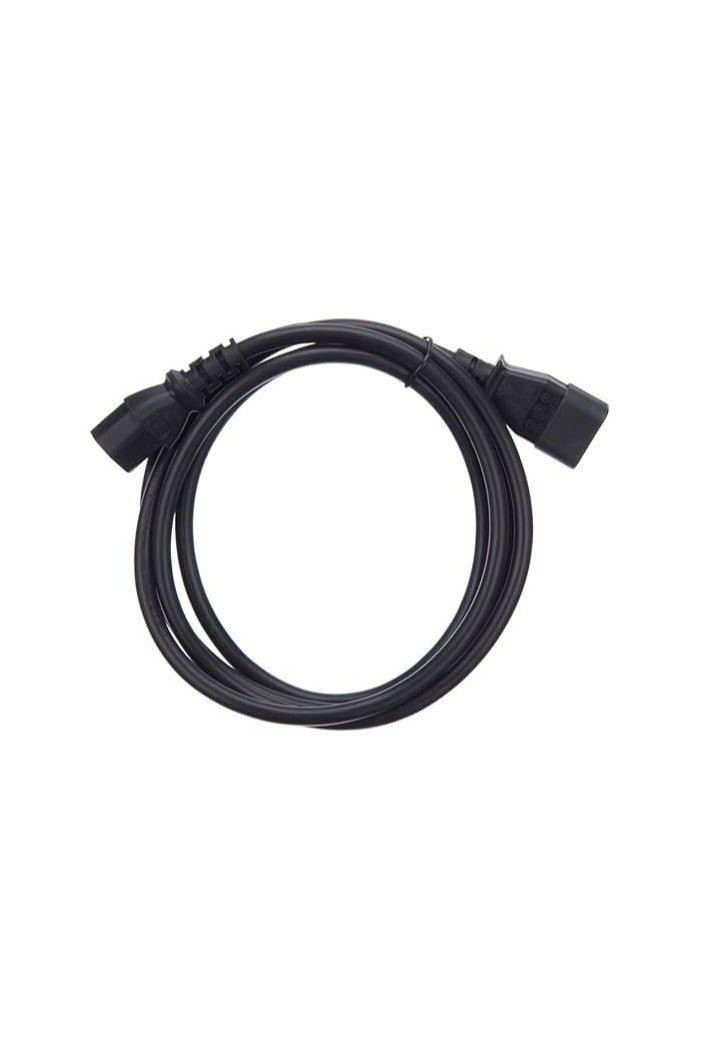 2 Meter Power Extension Cable – Male to Female – C13 to C14 – 240V, 10A – For UPS & Desktop Devices - Image 4