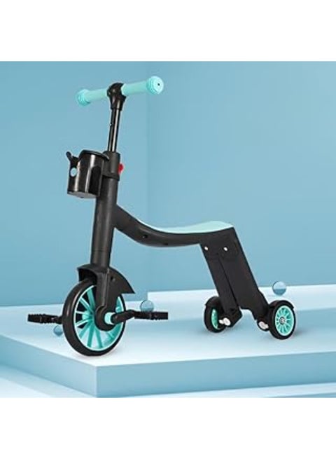 3 in 1 Kids Scooter and Bike, Adjustable Toddler Balance Bike with Durable Plastic Shell, for 2-8 Years Old Kids Code1888 by - CITY STAR
