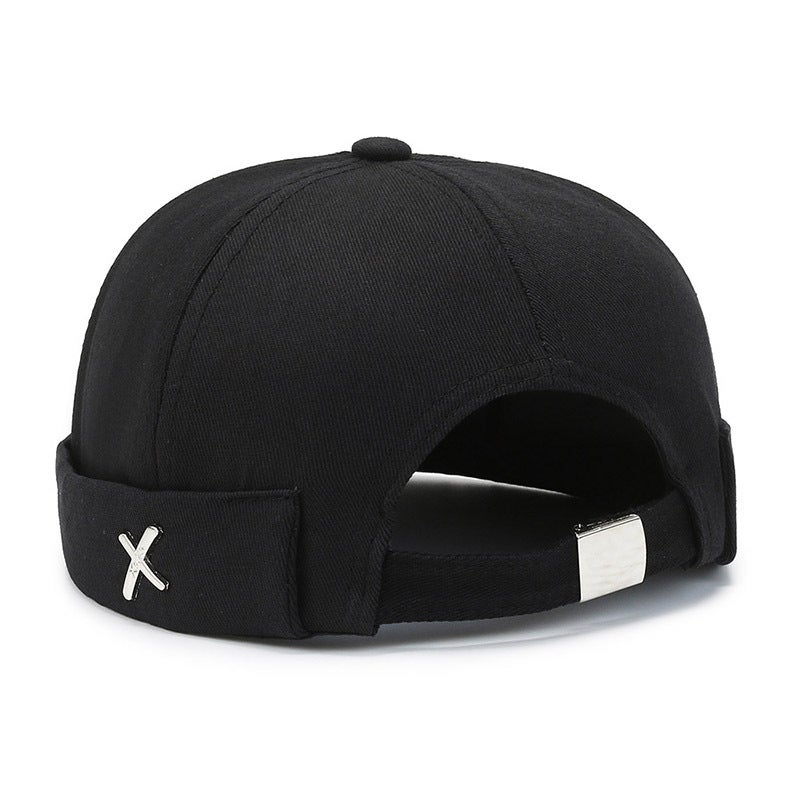 Spring Unisex Flat Cap Korean Street Style Black
