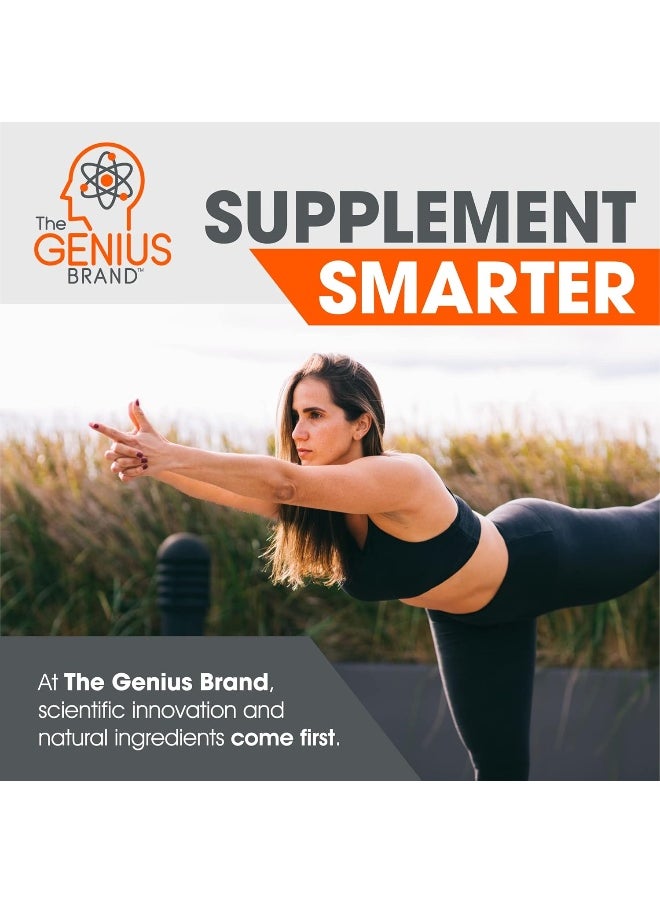 The Genius Brand - Genius Joy Nootropic Mood Enhancer Supplement Support Cognitive Health Enhance Mood - Image 1