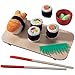 HABA Soft Sushi with ChildSized Chopsticks  Serving Board Play Food Set  Pretend Play for Toddlers 36 and Kids Cooking Sets for Aspiring Chefs - Image 4