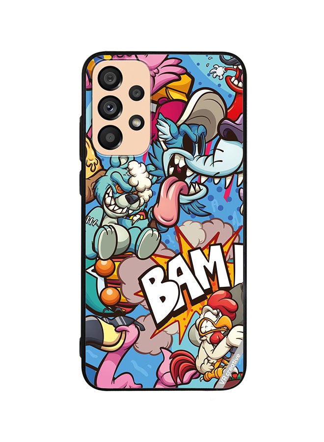 VR CREATIVE Protective Case Cover For Samsung Galaxy A23 Cartoon Design Multicolour - Image 1