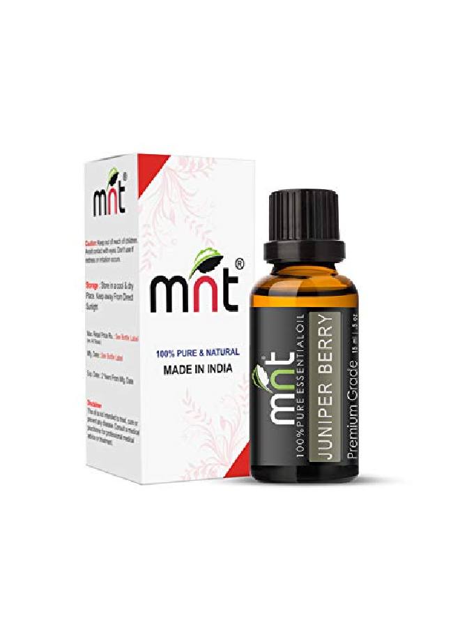 MNT Juniper Berry Essential Oil 100% Pure l & Undiluted Therapeutic Grade for Aromatherapy Skincare (15ML) - Image 1
