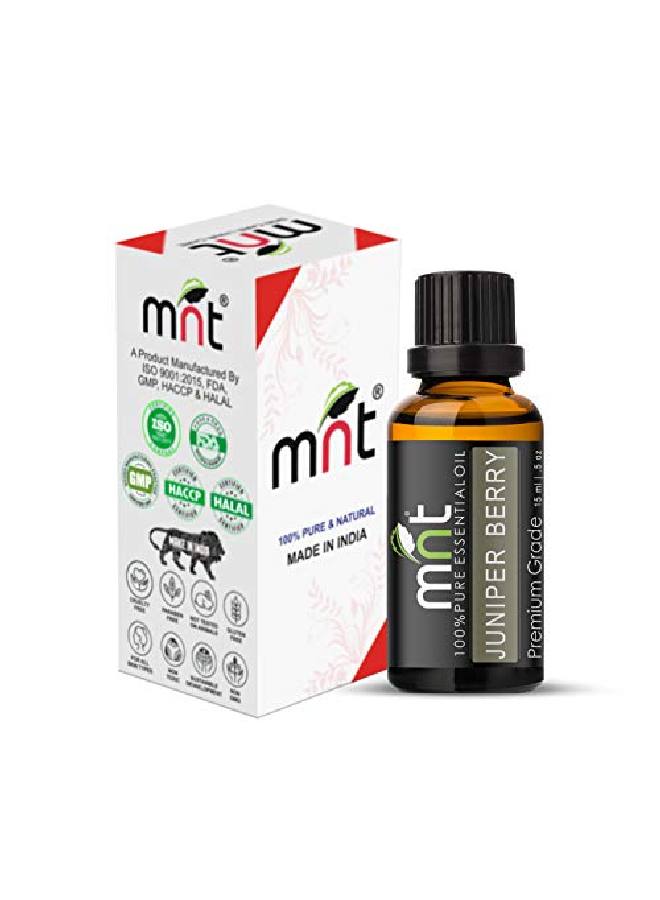 MNT Juniper Berry Essential Oil 100% Pure l & Undiluted Therapeutic Grade for Aromatherapy Skincare (15ML) - Image 3