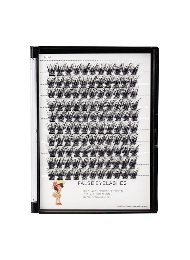 Vayator 8 10 12 14Mm Mixed/10 12 14 16Mm Mixed/14 16 18 20Mm Mixed Professional Makeup Individual Cluster Eyelashes Grafting Fake False Eyelashes Eyelash Extension Individual Eyelash (D 12+14Mm Mixed)  - Image 1