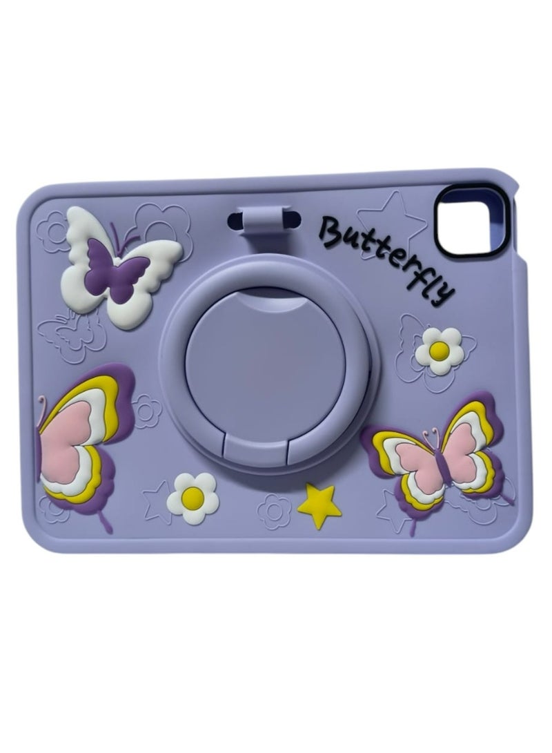 BUTTERFLY Extra protection for iPad (A16) 11th Generation 11 Inch 2025/10th Generation 10.9 Inch 2022 Case with Pencil Holder, Hybrid iPad 11 10 Case - Image 1
