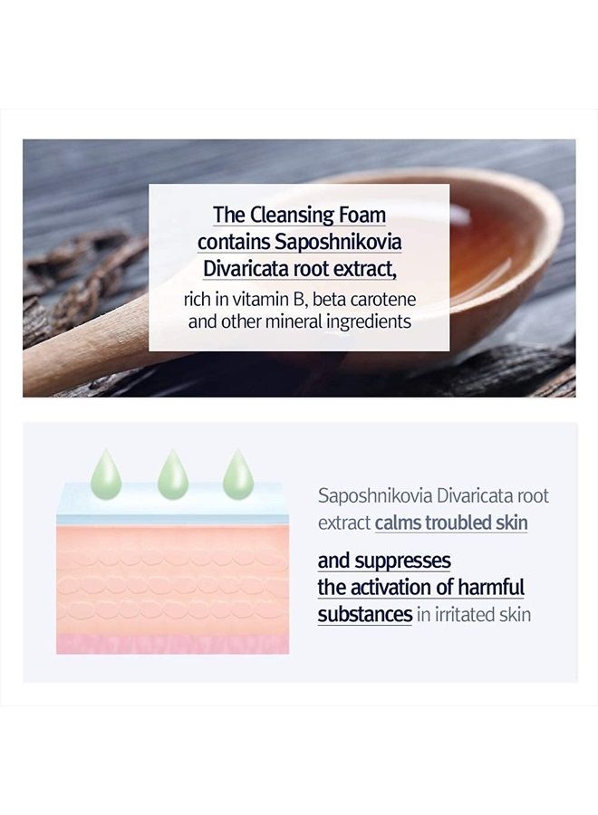 Pyunkang Yul رغوة التنظيف - غسول كوري للوجه لجميع أنواع البشرة - غسول للوجه لا يسبب تهيجًا مستخلص من جوز الهند - يرطب البشرة ويخلق حاجزًا للرطوبة بعد التنظيف - 5.1 أونصة سائلة - Image 3