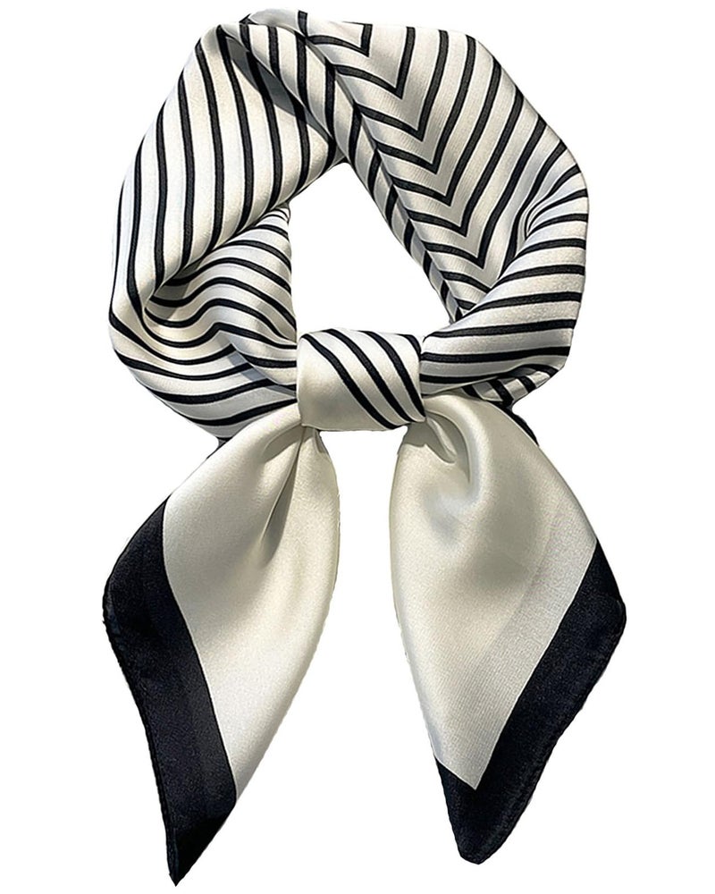 Saiusloa Neck Scarf For Womens Silky Head Scarves Hair Bandanas Square Scarf Fashion Accessories lightweight 27.5 * 27.5inch-9 - Image 1