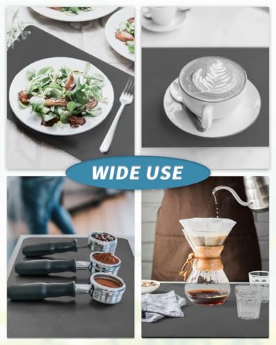 AMOAMI Coffee Mat - Hide Stain Rubber Backed Absorbent Dish Drying Mat for Kitchen Counter - Fits Under Coffee Maker or Machine - Image 5