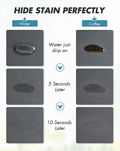 AMOAMI Coffee Mat - Hide Stain Rubber Backed Absorbent Dish Drying Mat for Kitchen Counter - Fits Under Coffee Maker or Machine - Image 2
