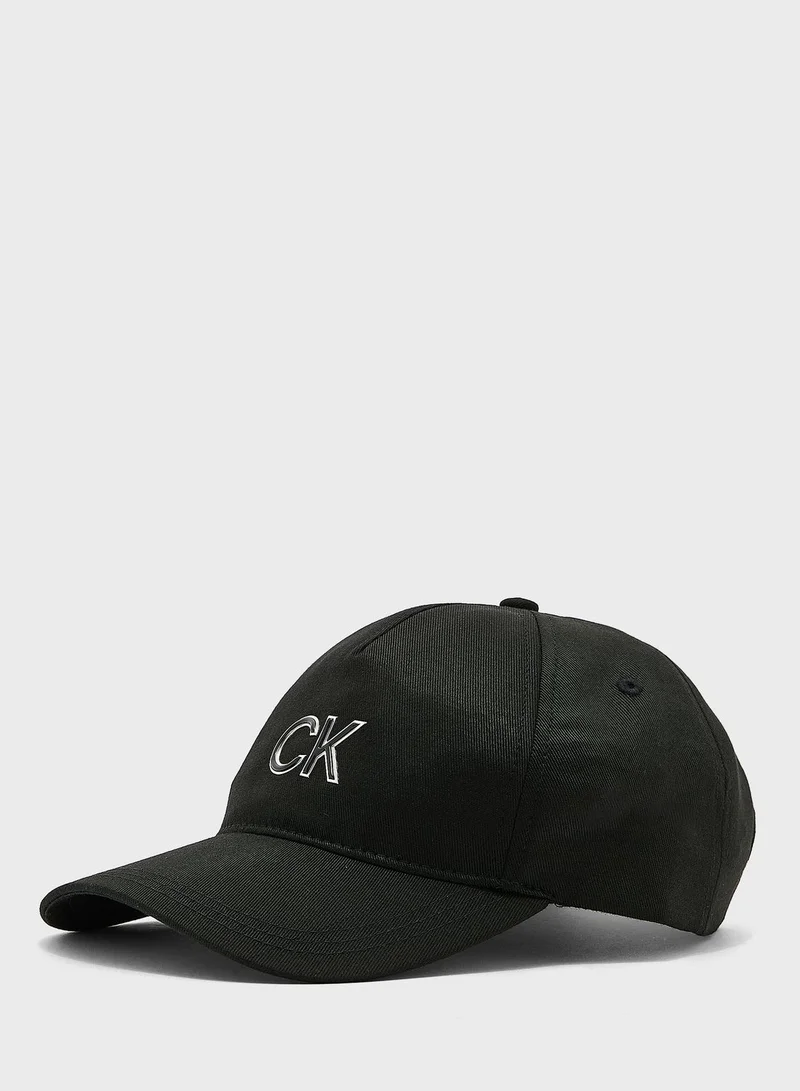 CALVIN KLEIN Logo Detailed Curved Peak Cap