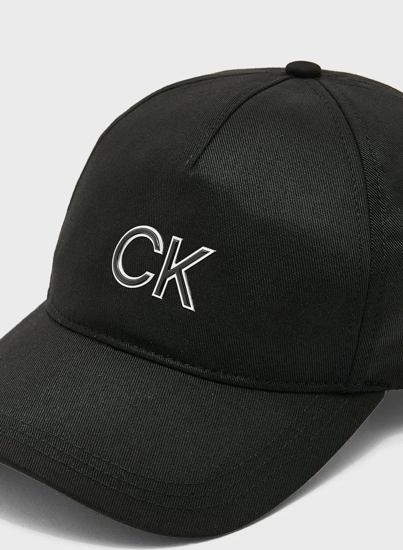 CALVIN KLEIN Logo Detailed Curved Peak Cap
