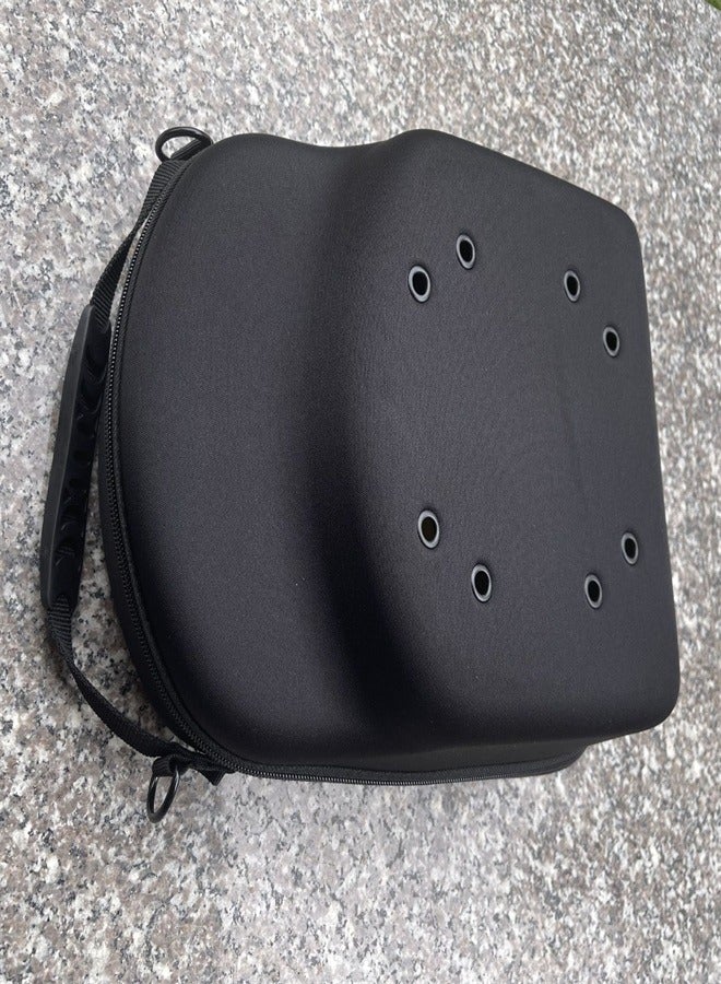 Generic Hat Travel Hard Case Hat Carrier Storage Bag for Baseball Caps Hat Organizer Box with Adjustable Shoulder Strap and Carrying Handle Caps Carrier Ball Hats Holder - Image 2