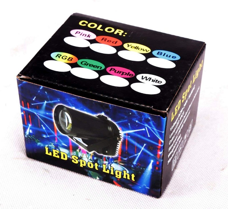 MADOWL Spotlight for Disco Ball Lights Pin Spot Light, White Led Beam Pinspot Light for Disco Ball Motors, 3w White Spot Lights for Parties  - Image 5