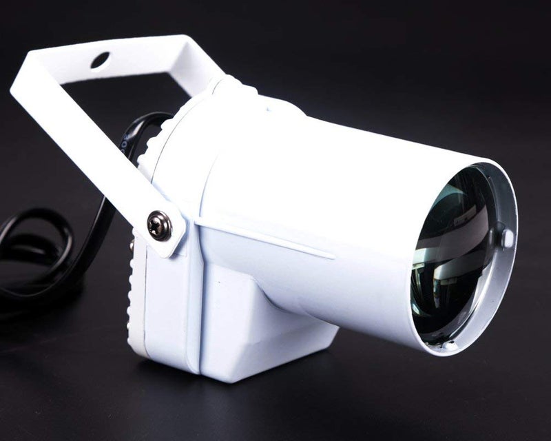 MADOWL Spotlight for Disco Ball Lights Pin Spot Light, White Led Beam Pinspot Light for Disco Ball Motors, 3w White Spot Lights for Parties  - Image 2