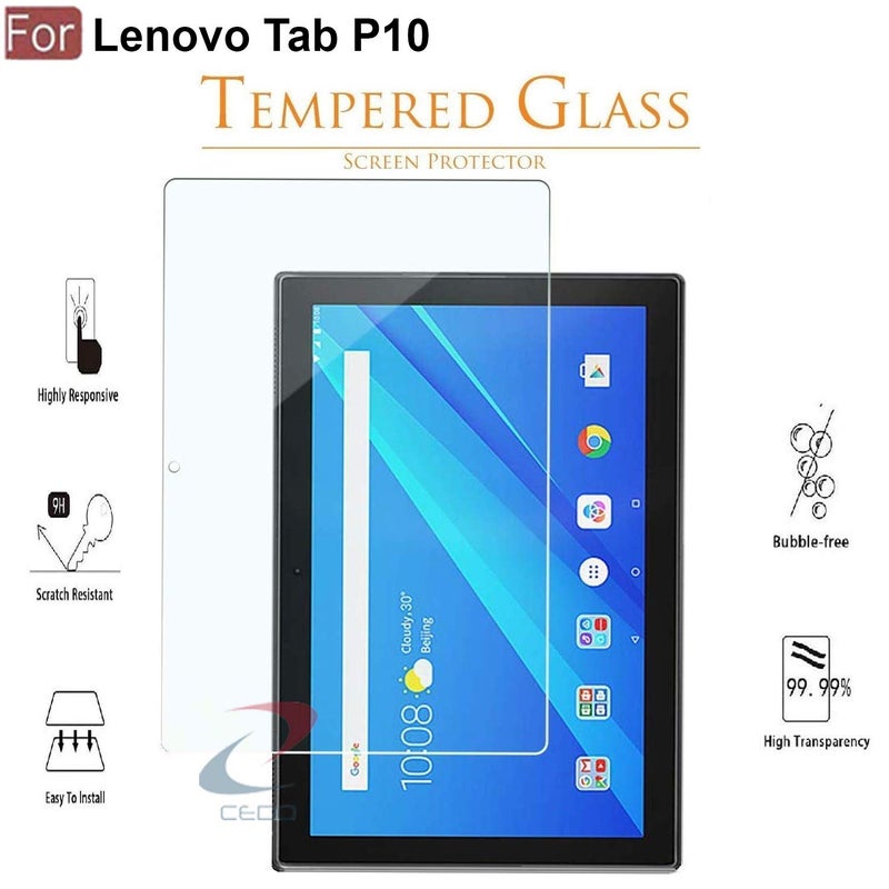 Cedo Lenovo Tab P10 (10.1 inch) Tempered Glass | Screen Protector Clear Tempered Glass for Lenovo Tab P10 (10.1 inch) - Image 4