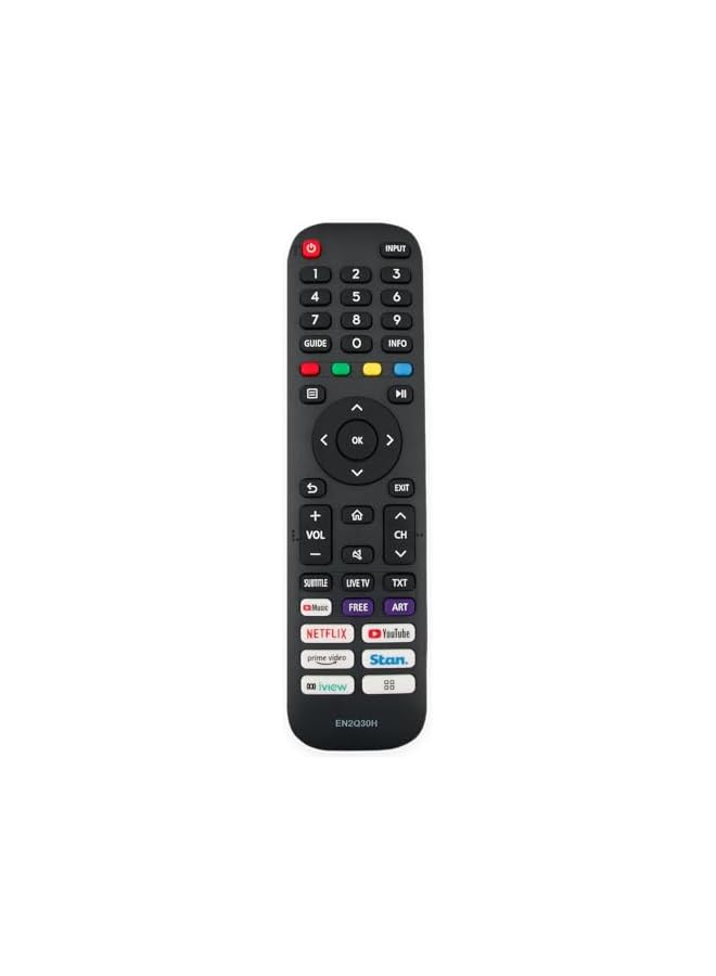 The Bros EN2Q30H Replacement Remote Compatible with Hisense Vidaa TV L5F L9G 100L5F 120L5F 100L9GSET 100L9G 100S8 70S5 65Q7 65SX - Image 2