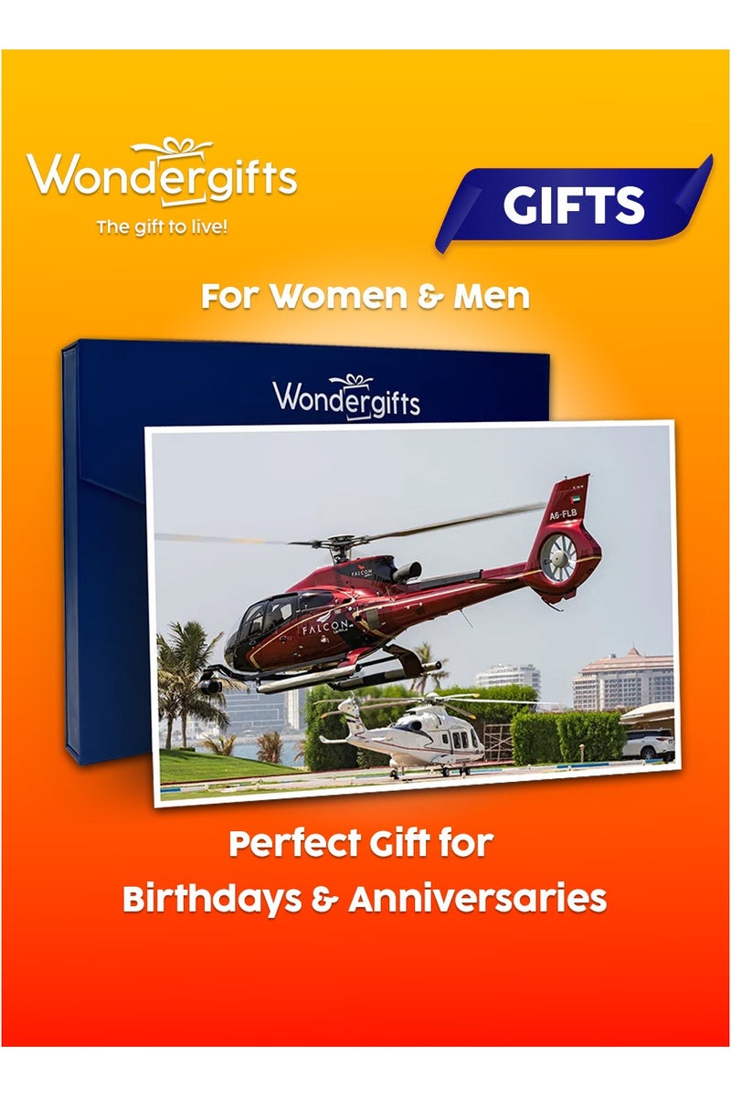 Wondergifts Exclusive Helicopter Tour Over Palm Jumeirah | Flying Gift Her| Birthday Gift For Women & Men - Image 1