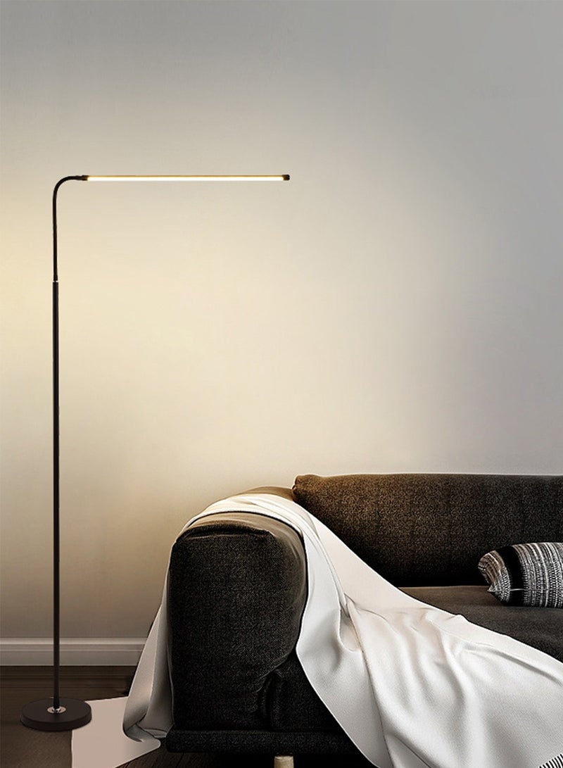 Sharpdo Nordic Tricolor Dimming LED Floor Lamp Simplicity Eye Protection Reading Standing Lamp For Living Room Bedroom Study Room Floor Lighting Touch Control - Image 4