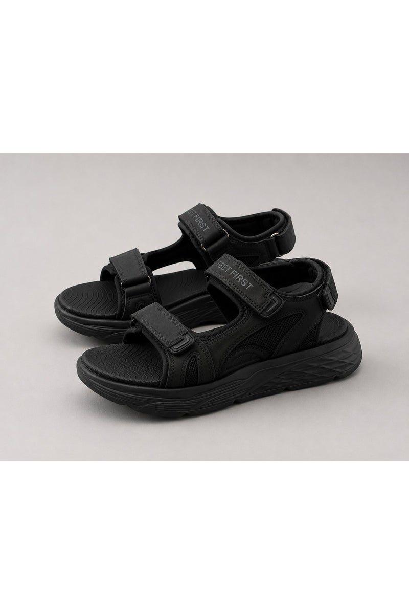Feet First Men’s Sports Sandals with Adjustable Velcro Straps – Lightweight Comfort Outdoor Walking Sandals - Image 1