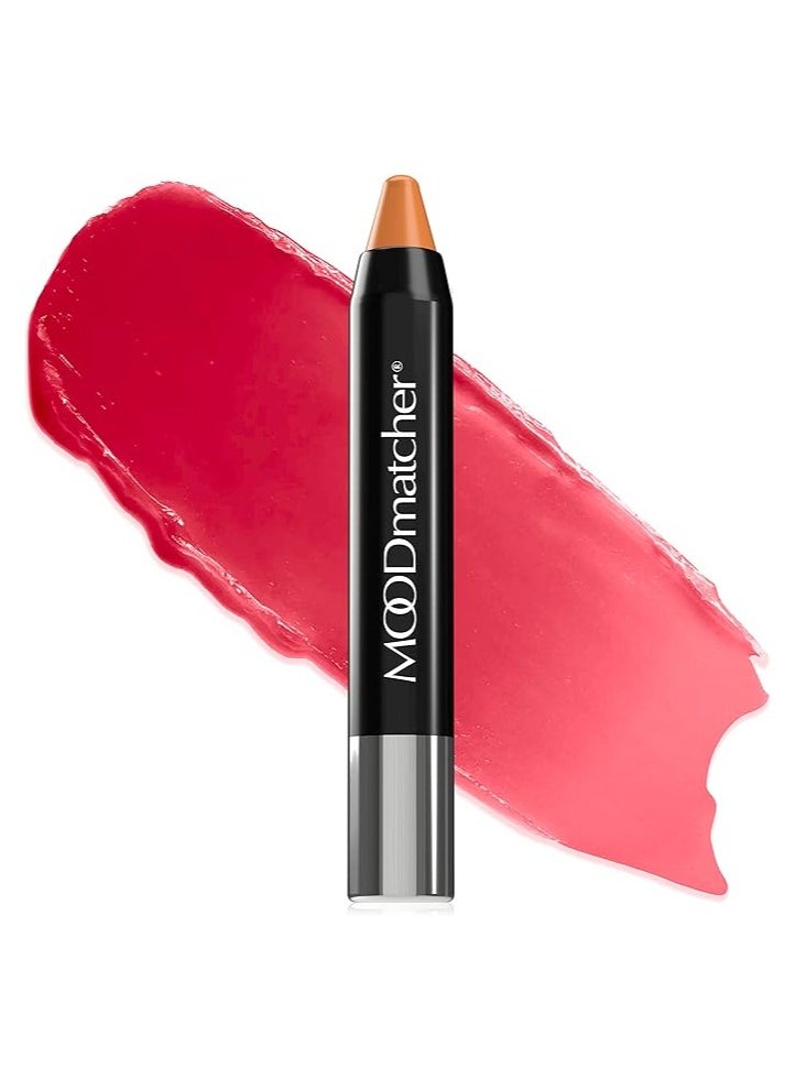 MOOD MATCHER Mood Matcher Color-Changing Lipstick Twist Stick – Orange, 12-Hour Wear, 2.9g  - Image 1
