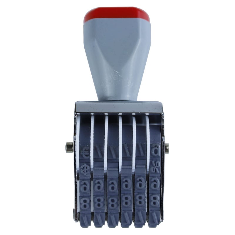 6 Digit Number Roller Stamps  Small Changeable Price Date Stamp Personalized Number Symbol Rolling Wheel Stamp MultiFunction DIY Rubber Scrapbooking Roller Stationery Office Business Egg Year Stamps