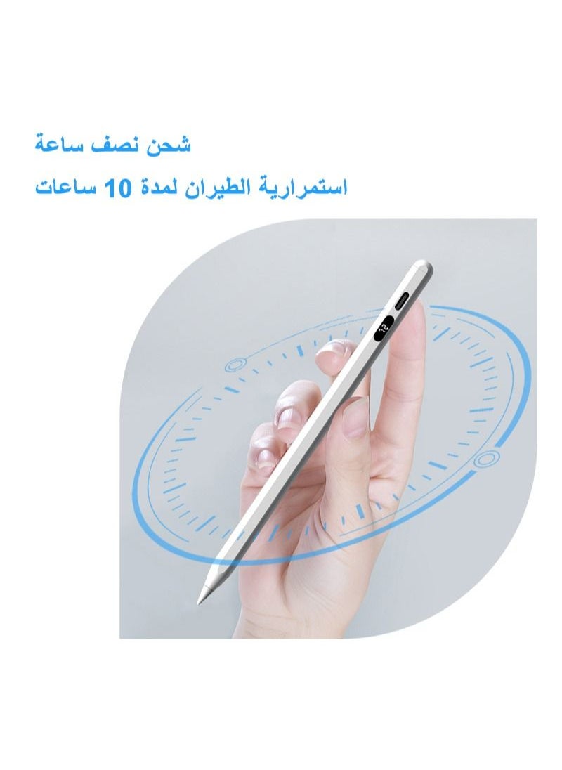 ULHYC - Rechargeable Capacitive Stylus Pen with Battery Level Indicator USB-C Fast Charging Broad Compatibility and Long Lasting Battery for Touchscreen Devices - Image 1