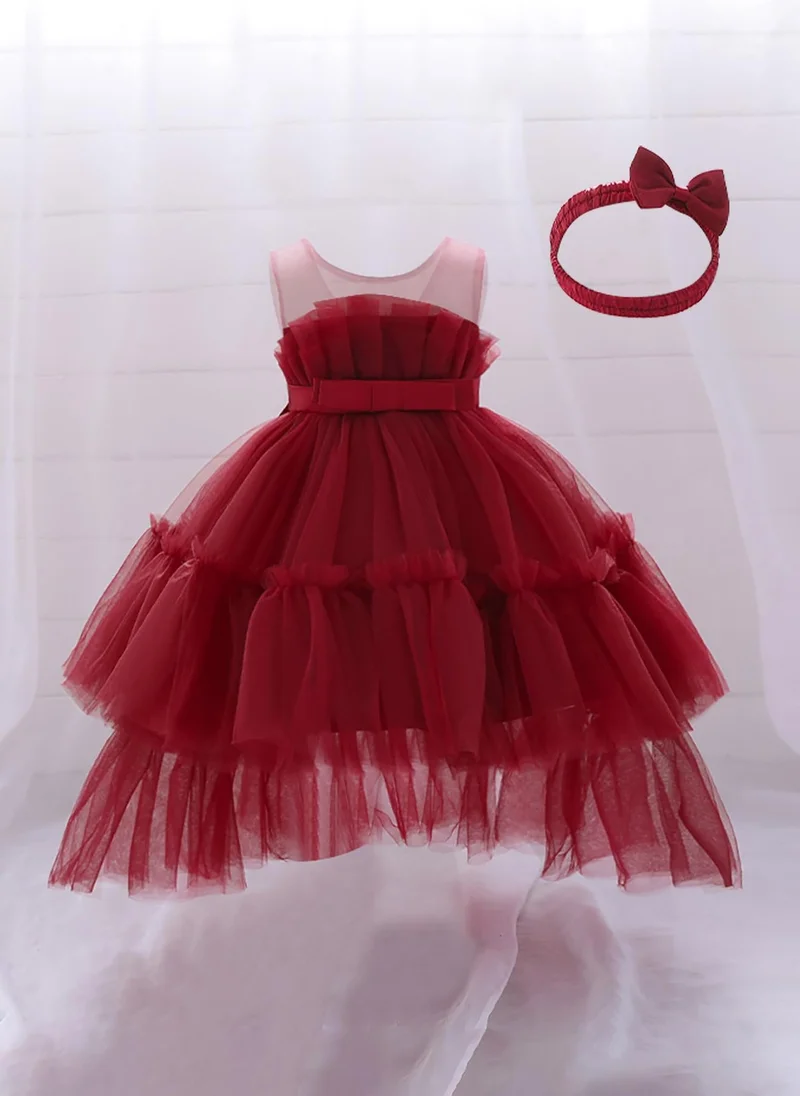D'Daniela D'Daniela-Layered Tulle Dress