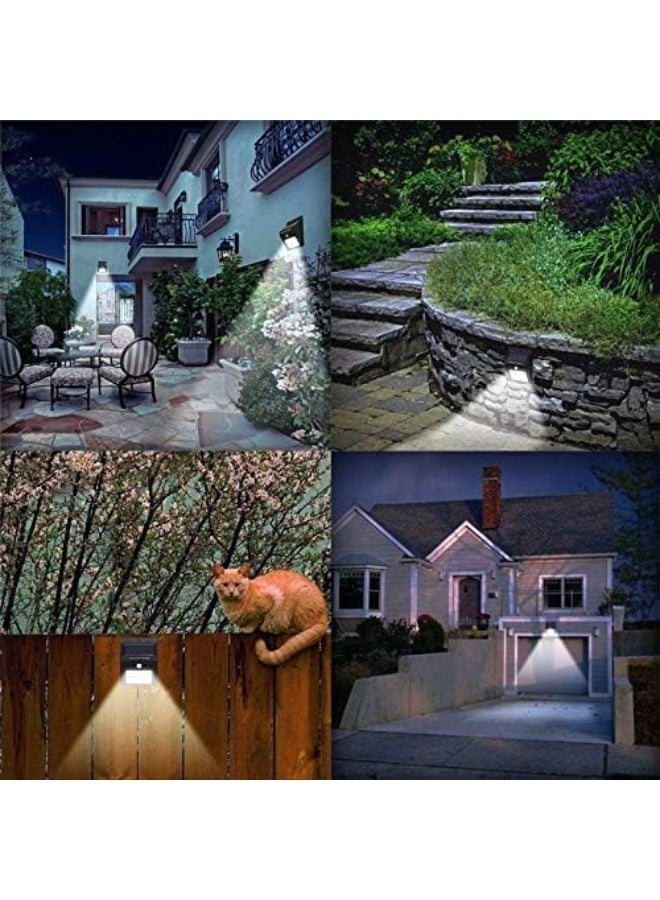 AL ARQAM 4 PCS Solar Motion Sensor Security Lights – 20 LED Super Bright Outdoor Wall Lights, IP65 Waterproof & Wireless, Auto On/Off for Garden, Fence, Patio, and Garage - Image 5