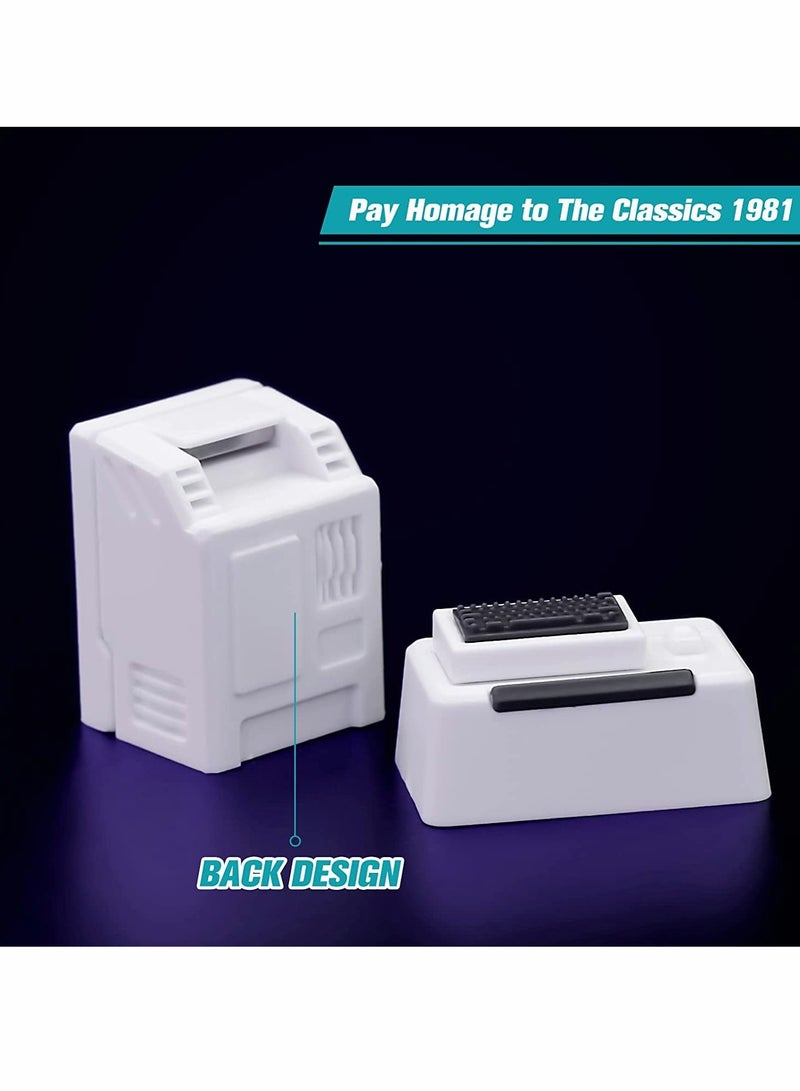 Excefore Custom Keycaps for Esc Key and Tab Key Magnetic Light Transmission Keycaps Classic Retro Mechanical Backlit Keyboard Esc Tab Keycap for GK61 GK64 SK87 GH60 PC Gamer ect Most Keyboard (White) - Image 4