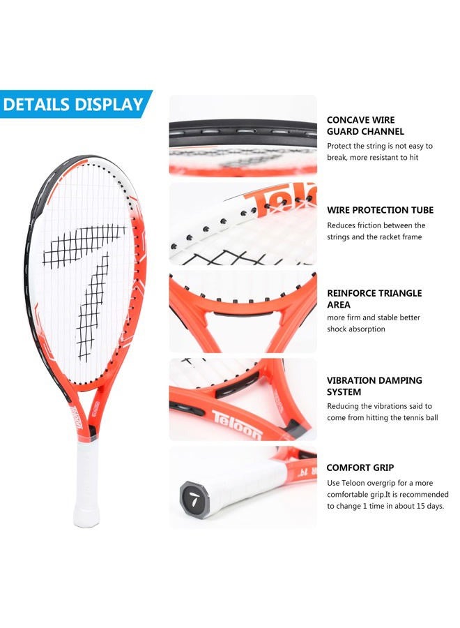 Teloon Kid Tennis Rackets (19, Orange) - Image 3