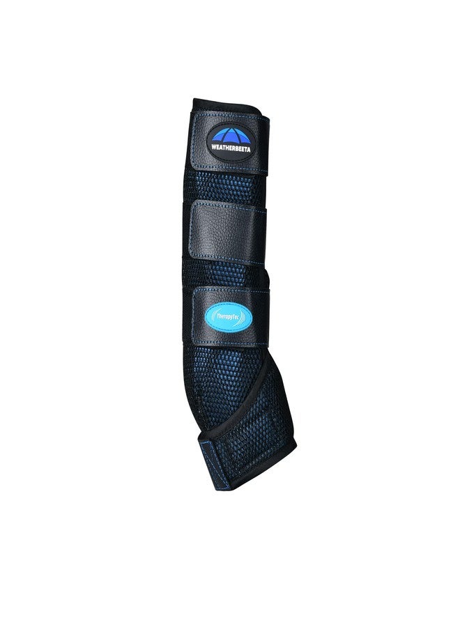 WeatherBeeta Therapy-Tec Cold Water Boots, Black/Blue, Medium - Image 1