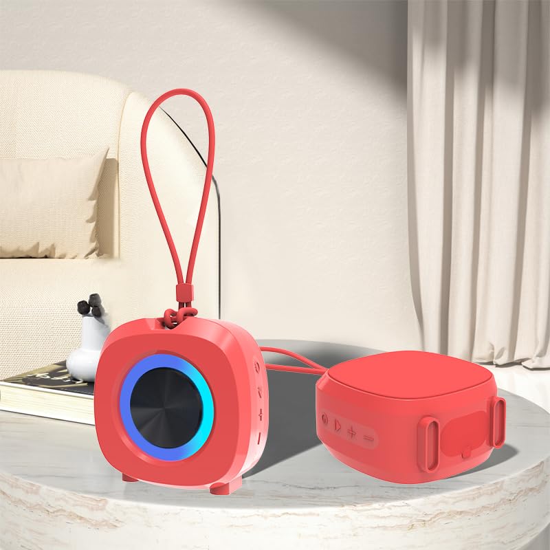 ZZB Bluetooth Speaker Portable Media Players Clear Loud Stereo Sound Deep Bass Wireless Speaker With Lights TWS IPX5 Waterproof Small Speakers Long Playtime for Home/Party/Outdoor/Beach Electronic Gadgets - Image 4