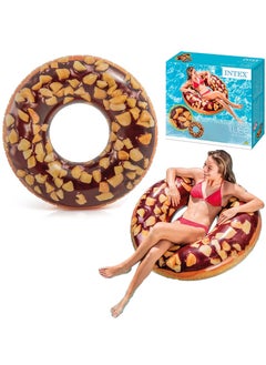 INTEX 56262NP-Nutty Chocolate Donut Tube Inflatable Swim Ring 1.14m/45"  - Image 5