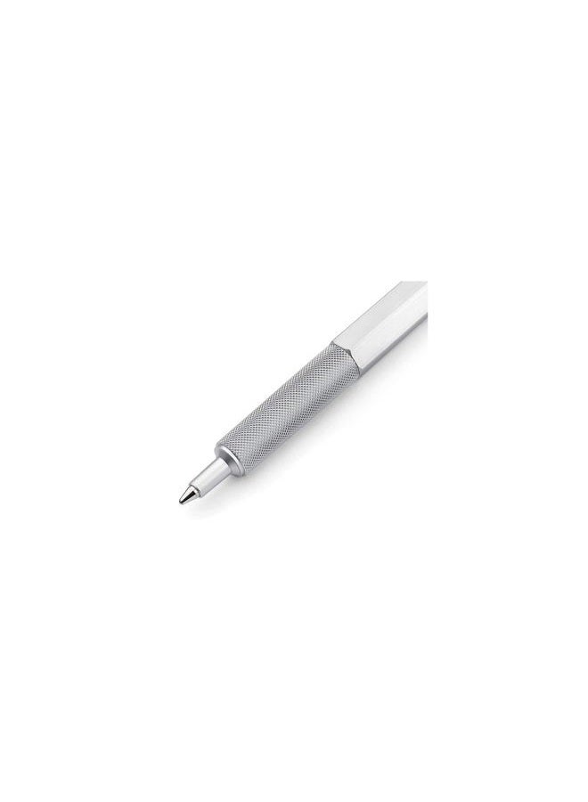 Rotring 600 Ballpoint Pen, Medium Point,Refillable Silver - Image 3
